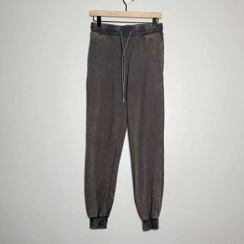 Promesa Womens Jogger Sweatpants S Gray‎ Bleach Wash Oversized Lounge Grunge